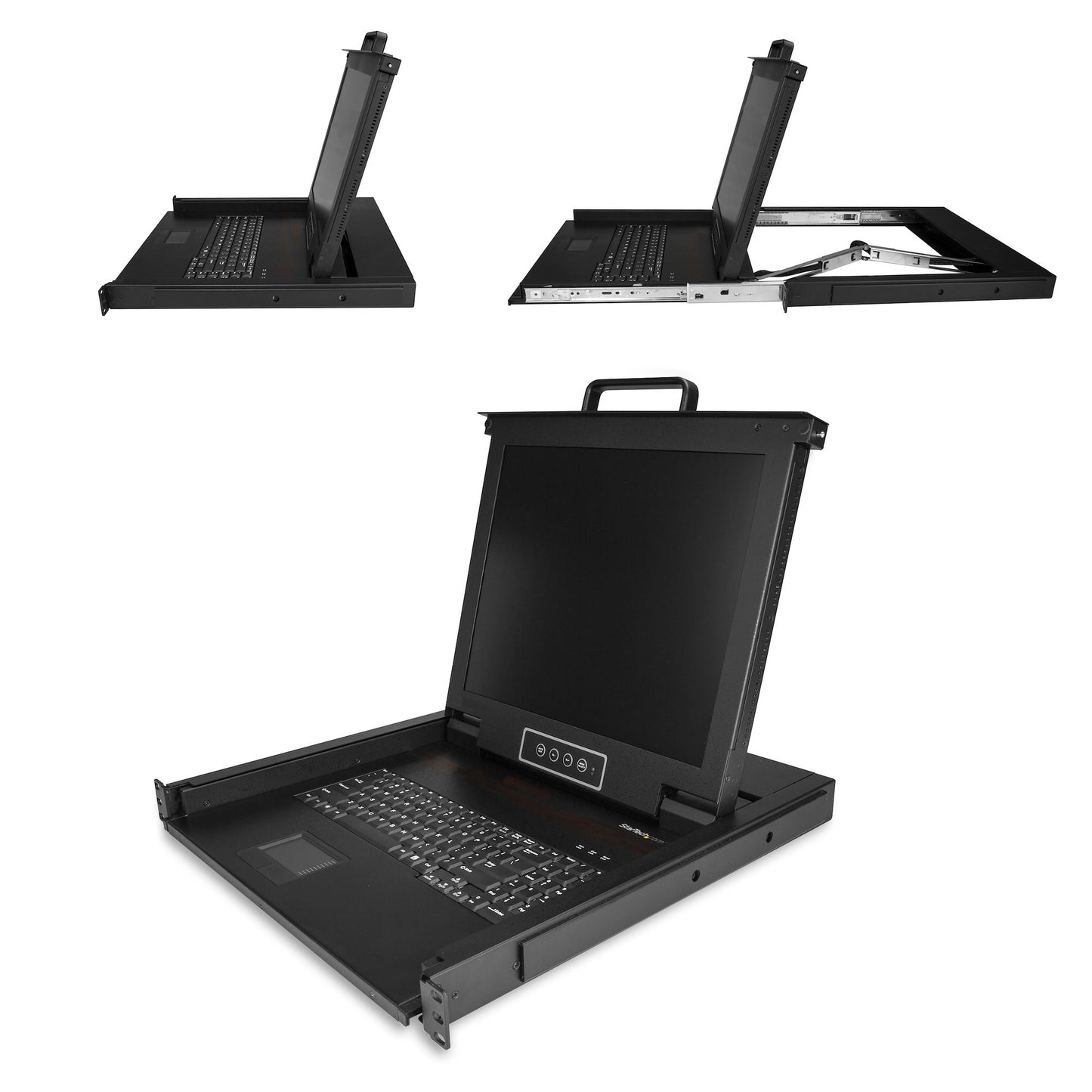 StarTech.com RKCONS1701 rack console 17" 1280 x 1024 pixels Steel 1U