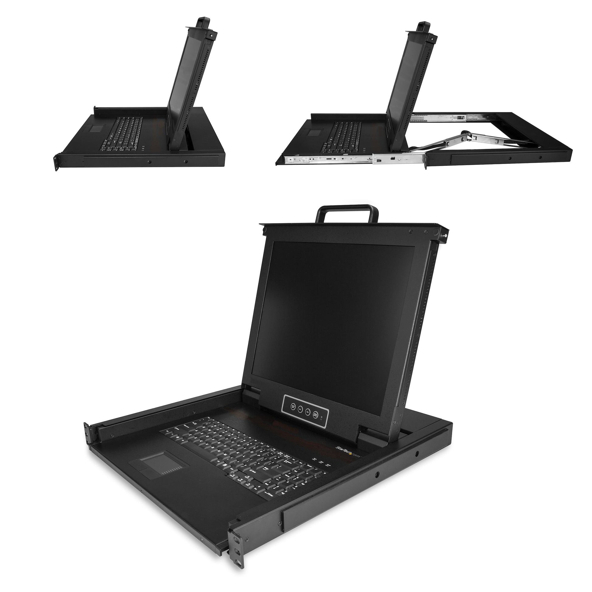 StarTech.com RKCONS1701 rack console 17" 1280 x 1024 pixels Steel 1U