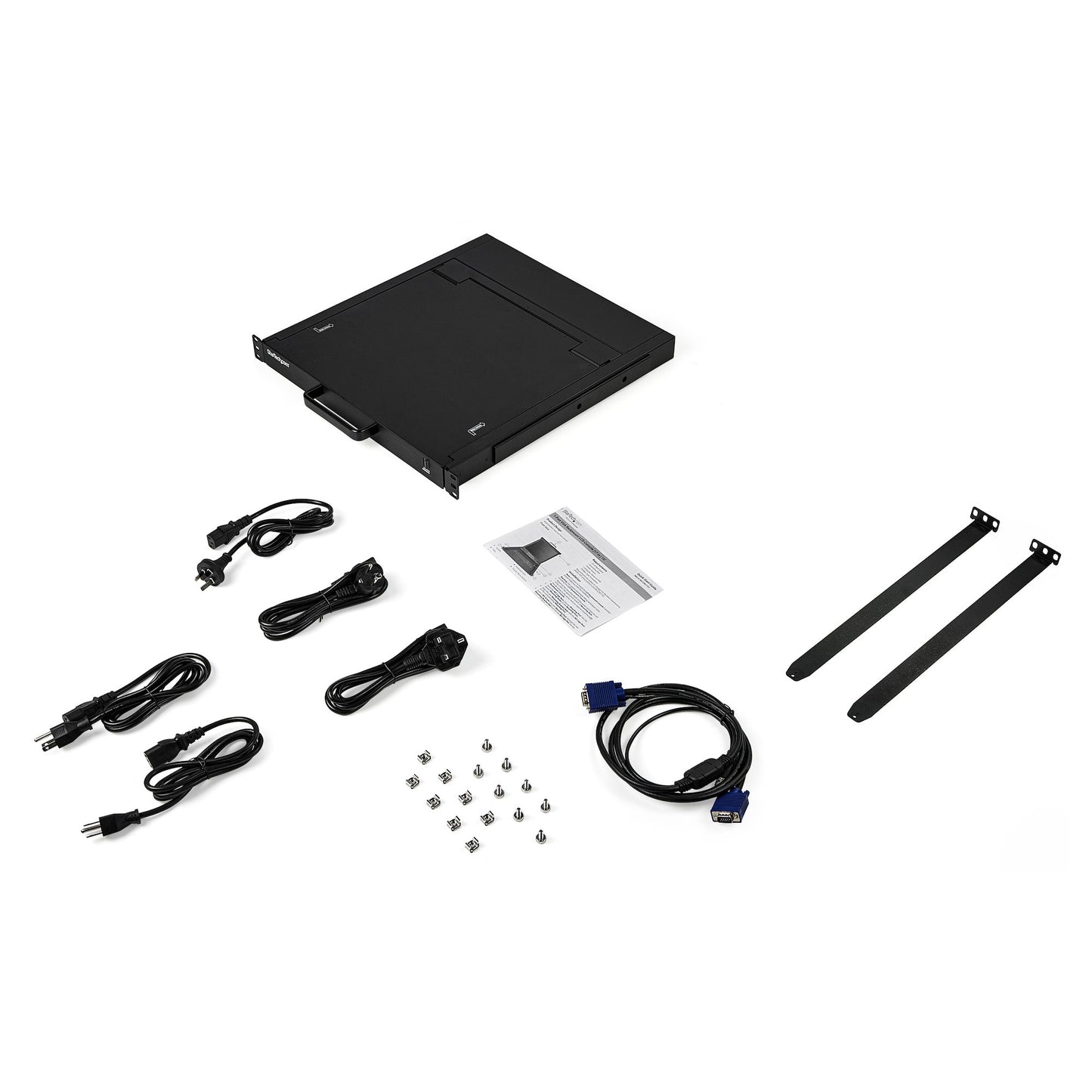 StarTech.com RKCONS1701 rack console 17" 1280 x 1024 pixels Steel 1U