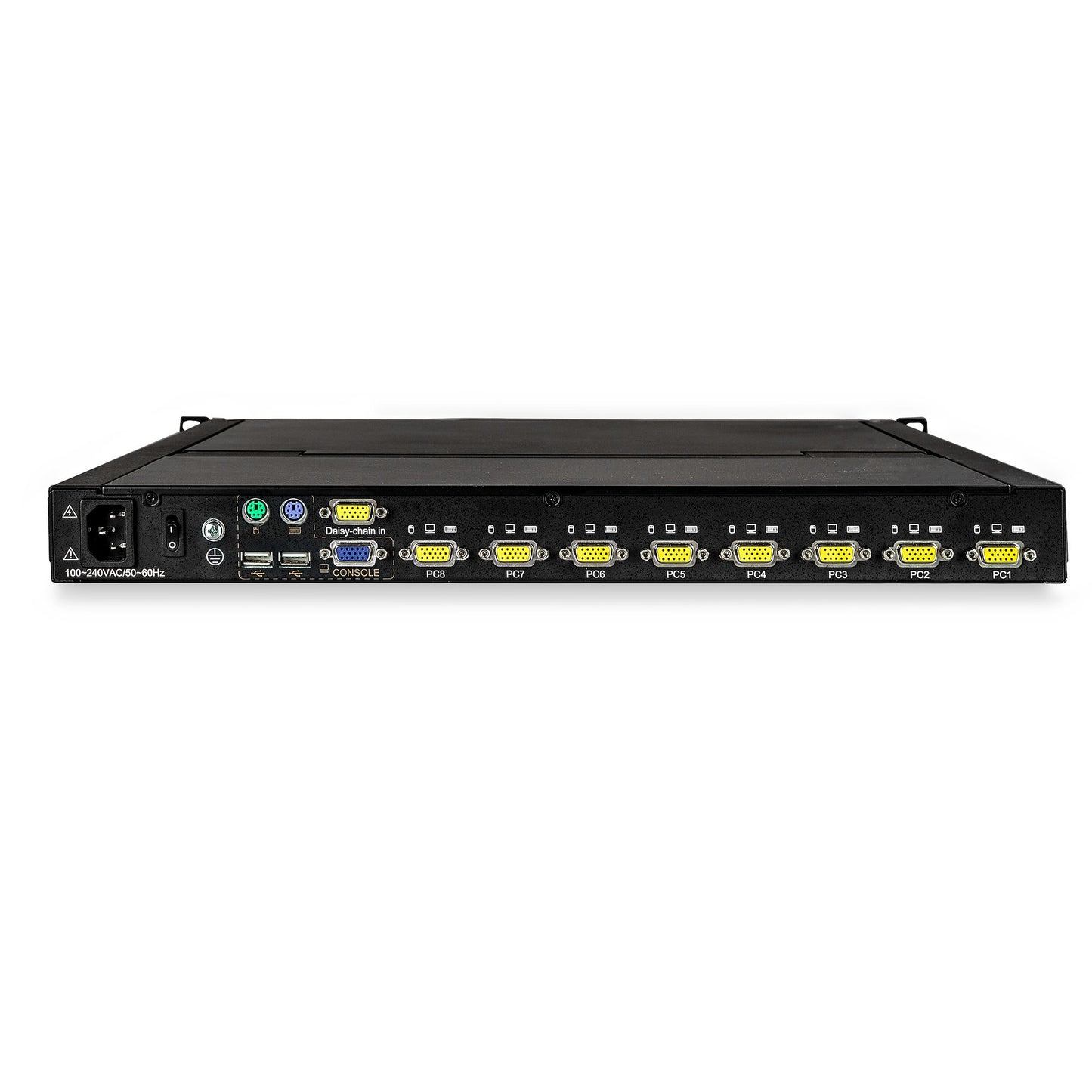 StarTech.com RKCONS1708K rack console 17" 1280 x 1024 pixels Steel Black 1U