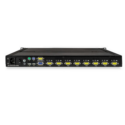 StarTech.com RKCONS1708K rack console 17" 1280 x 1024 pixels Steel Black 1U