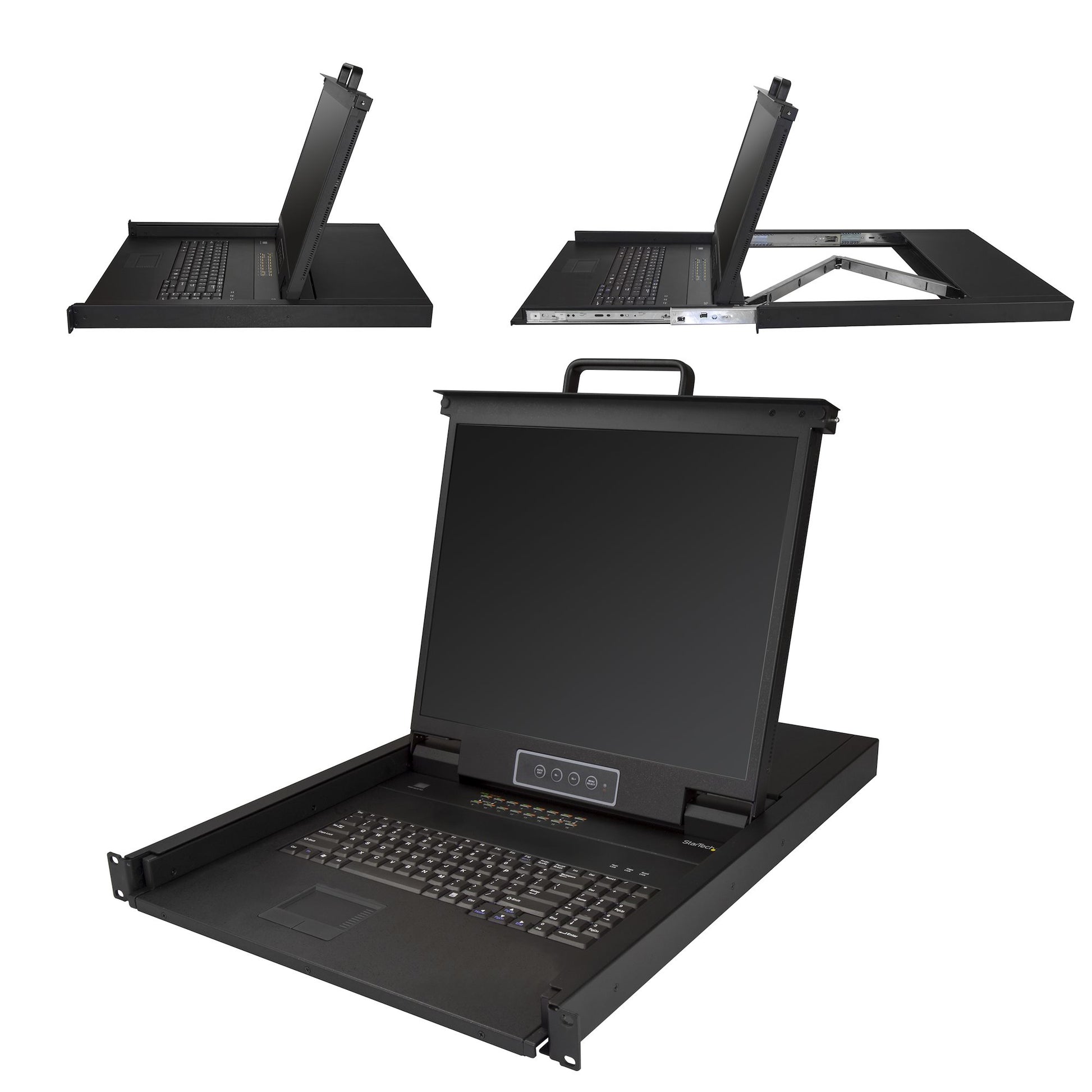 StarTech.com RKCONS1916K rack console 19" 1280 x 1024 pixels Black 1U
