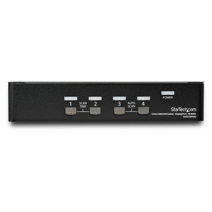 StarTech.com SV431DPUA2 KVM switch Rack mounting Black