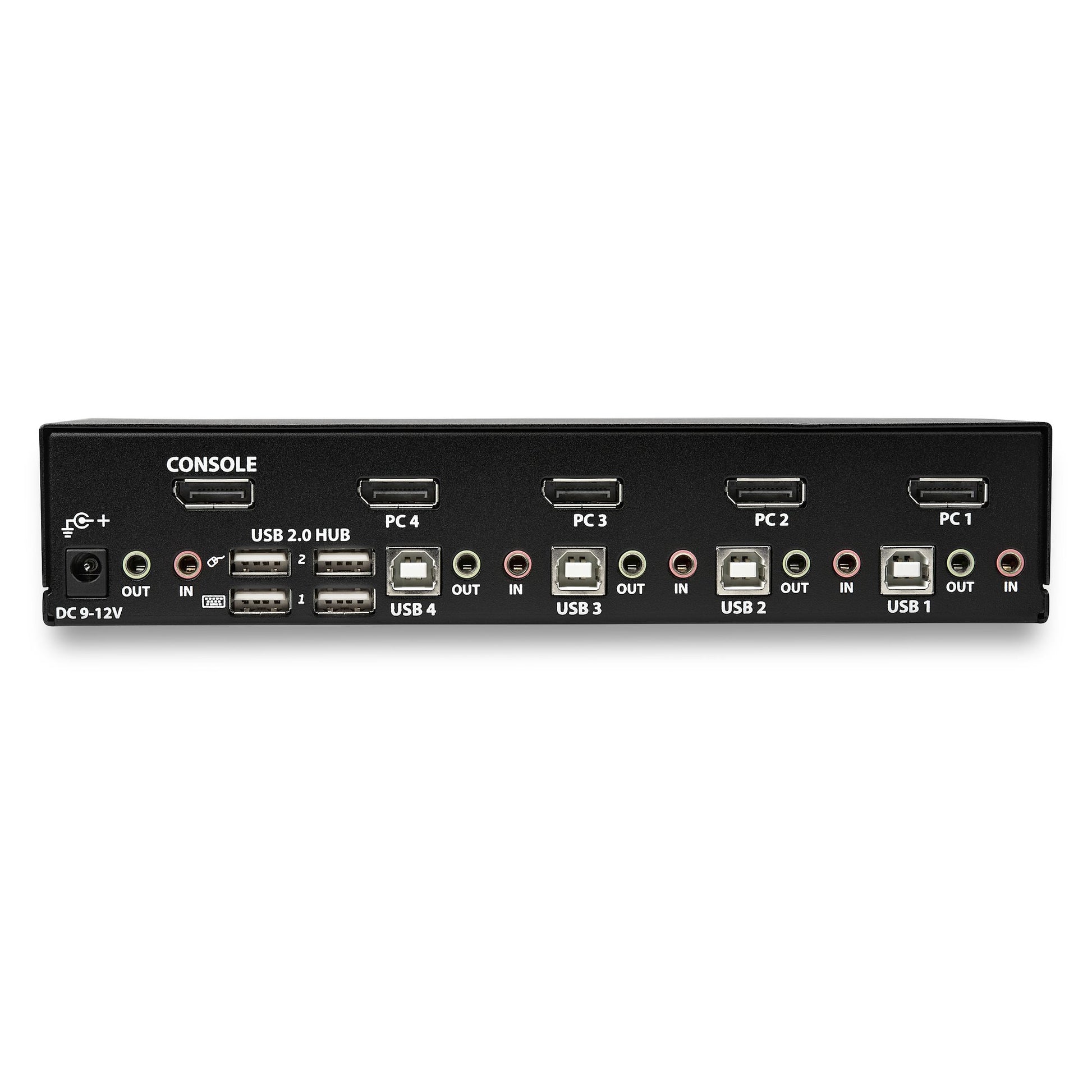 StarTech.com SV431DPUA2 KVM switch Rack mounting Black