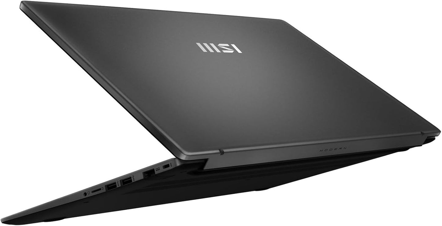 MSI Modern 15 F1MG-008US Intel Core 7 150U Laptop 15.6" Full HD 16 GB DDR4-SDRAM 1 TB SSD Wi-Fi 6E (802.11ax) Windows 11 Pro Gray