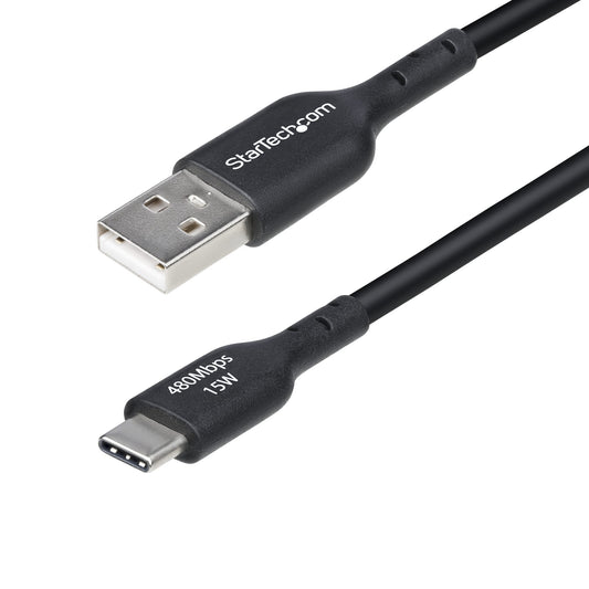 StarTech.com USB2AC10FBKE USB cable USB 2.0 122" (3.1 m) USB A USB C Black