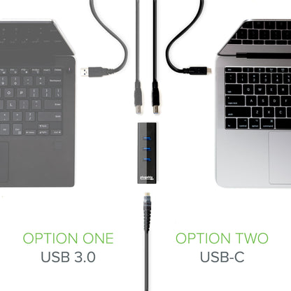 Plugable Technologies USB 3.0 Wired USB 3.2 Gen 1 (3.1 Gen 1) Type-B Black