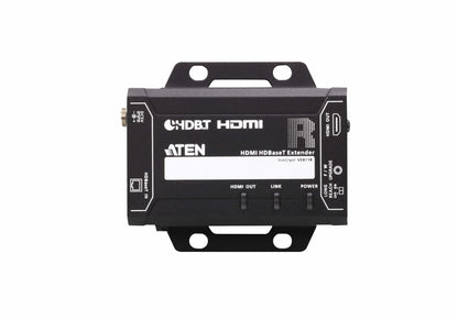 ATEN VE811R AV extender AV receiver Black