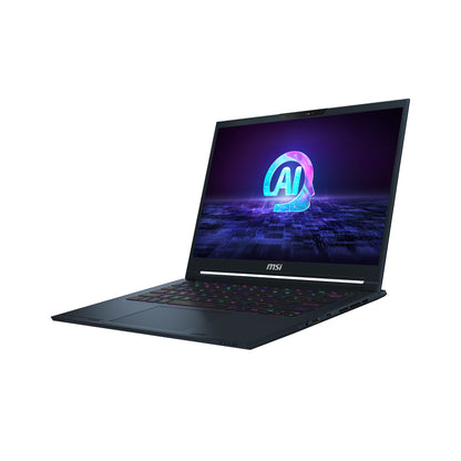 MSI Stealth 14 AI STUDIO A1VEG-090 Intel Core Ultra 7 155H Laptop 14" Full HD+ 16 GB DDR5-SDRAM 1 TB SSD NVIDIA GeForce RTX 4050 Wi-Fi 7 (802.11be) Windows 11 Pro Blue