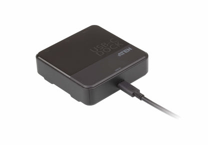 ATEN UH3233 laptop dock/port replicator Wired USB 3.2 Gen 1 (3.1 Gen 1) Type-C Black