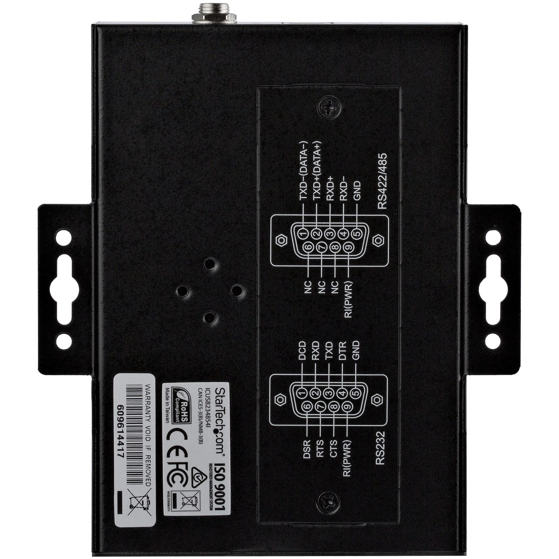 StarTech.com ICUSB234854I interface hub USB 2.0 Type-B Black
