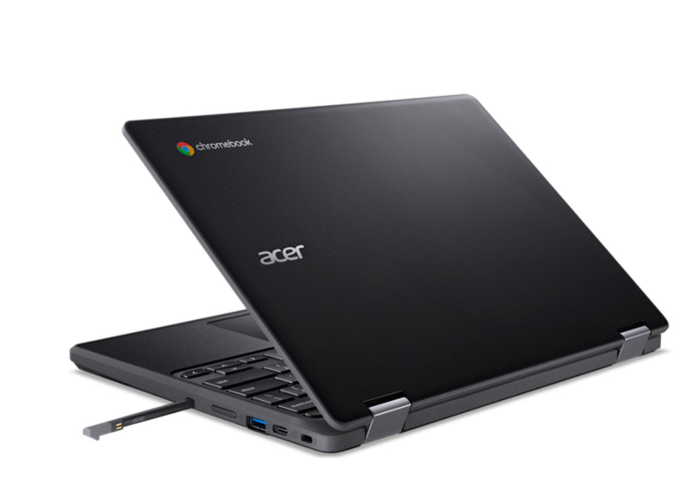 Acer Chromebook R756T-C9PBNA Intel® N N100 11.6" Touchscreen HD 8 GB LPDDR5-SDRAM 64 GB Flash Wi-Fi 6E (802.11ax) ChromeOS Black