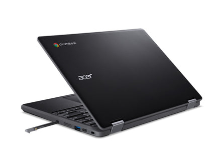 Acer Chromebook R756T-C9PBNA Intel® N N100 11.6" Touchscreen HD 8 GB LPDDR5-SDRAM 64 GB Flash Wi-Fi 6E (802.11ax) ChromeOS Black