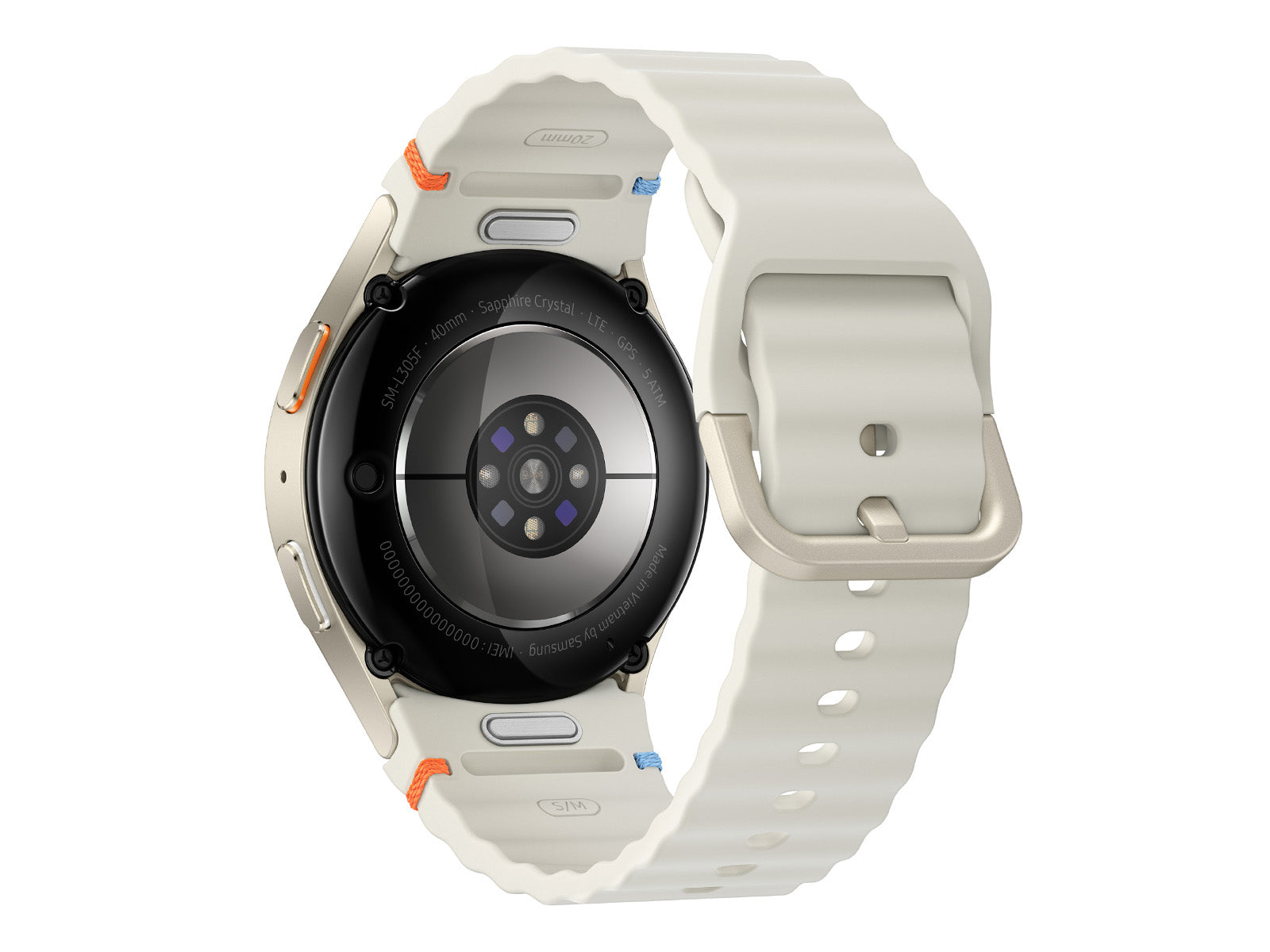 Samsung Galaxy Watch7 1.3" AMOLED 40 mm Digital 432 x 432 pixels Touchscreen 4G Cream Wi-Fi GPS (satellite)