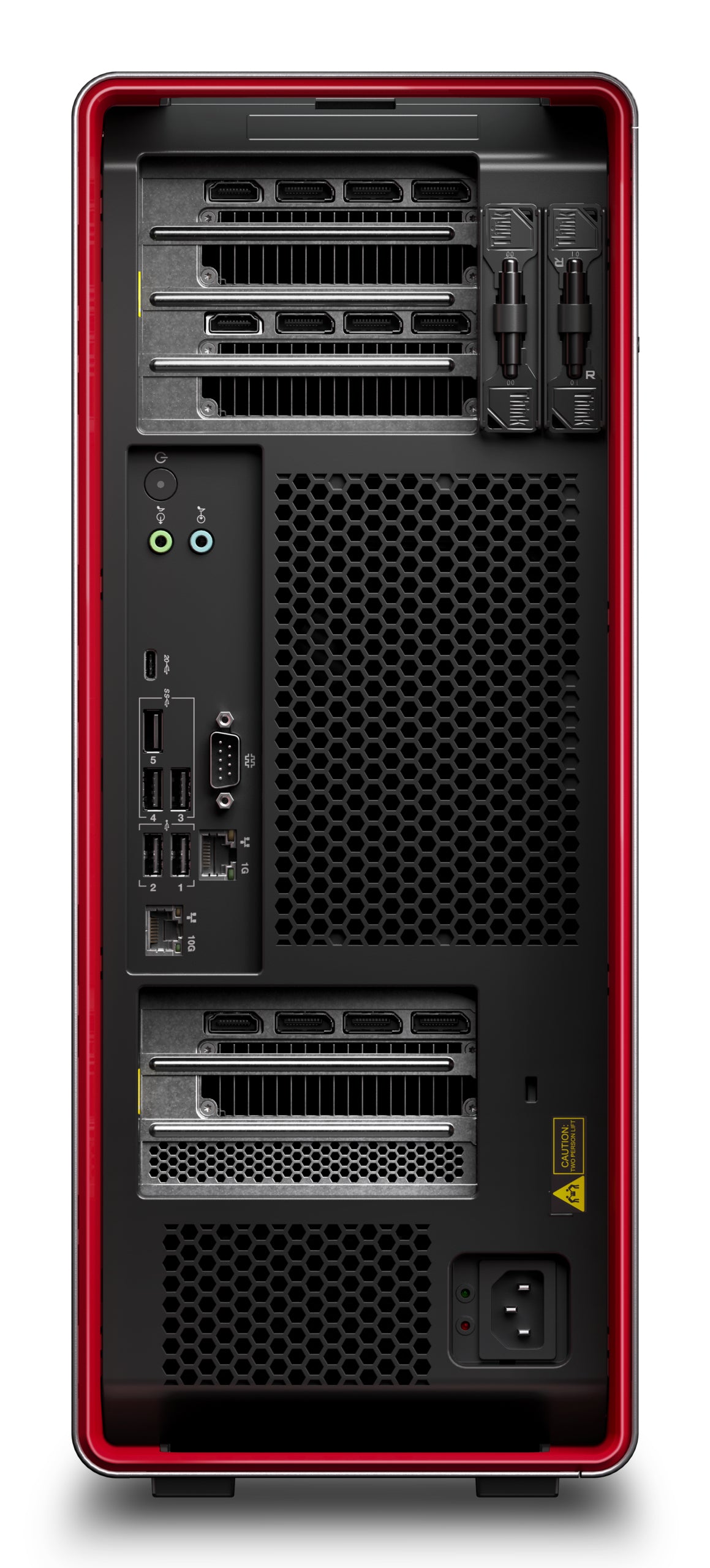 Lenovo ThinkStation P8 AMD Ryzen Threadripper PRO 7985WX 32 GB DDR5-SDRAM 1 TB SSD NVIDIA T400 Windows 11 Pro Tower Workstation Black