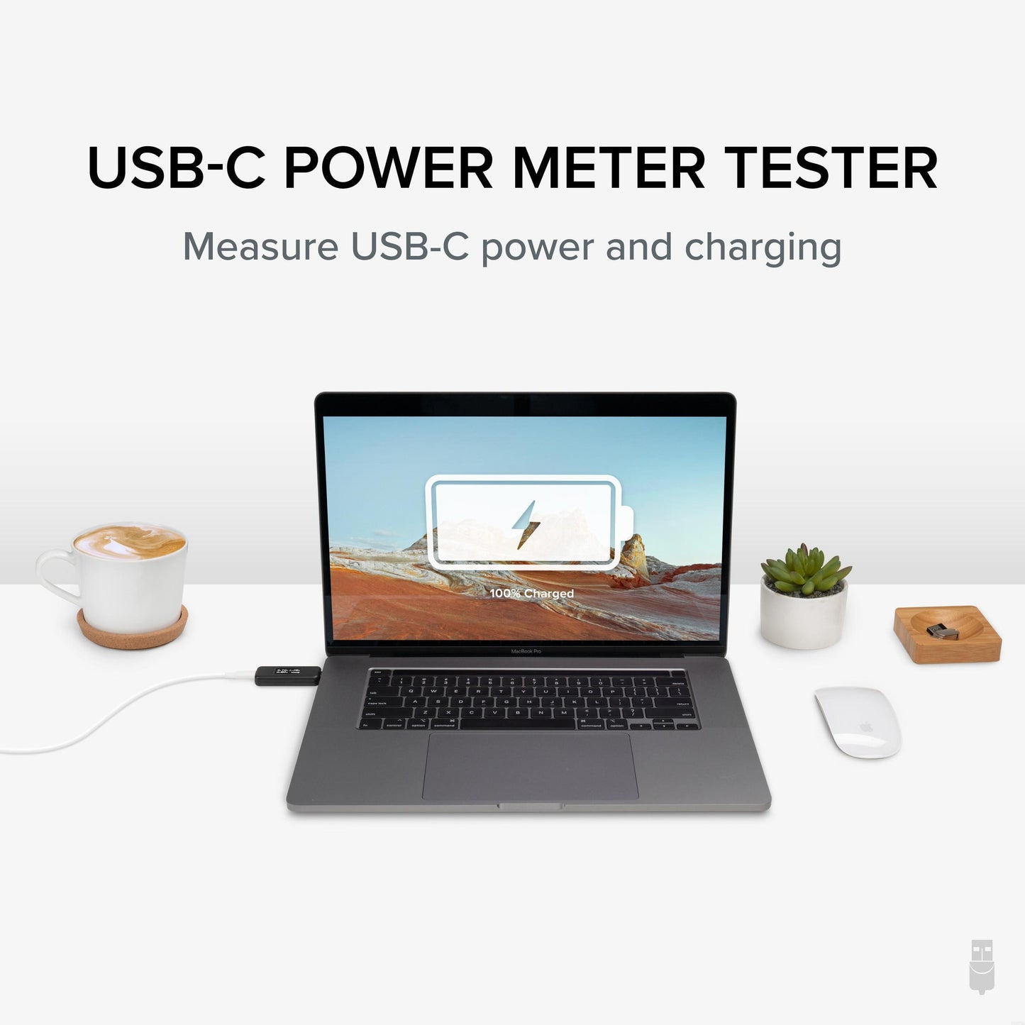 Plugable Technologies USBC-VAMETER power supply tester Black