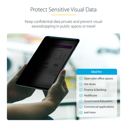 StarTech.com 129IP-PRIVACY-SCREEN display privacy filters 12.9" Tablet Frameless display privacy filter
