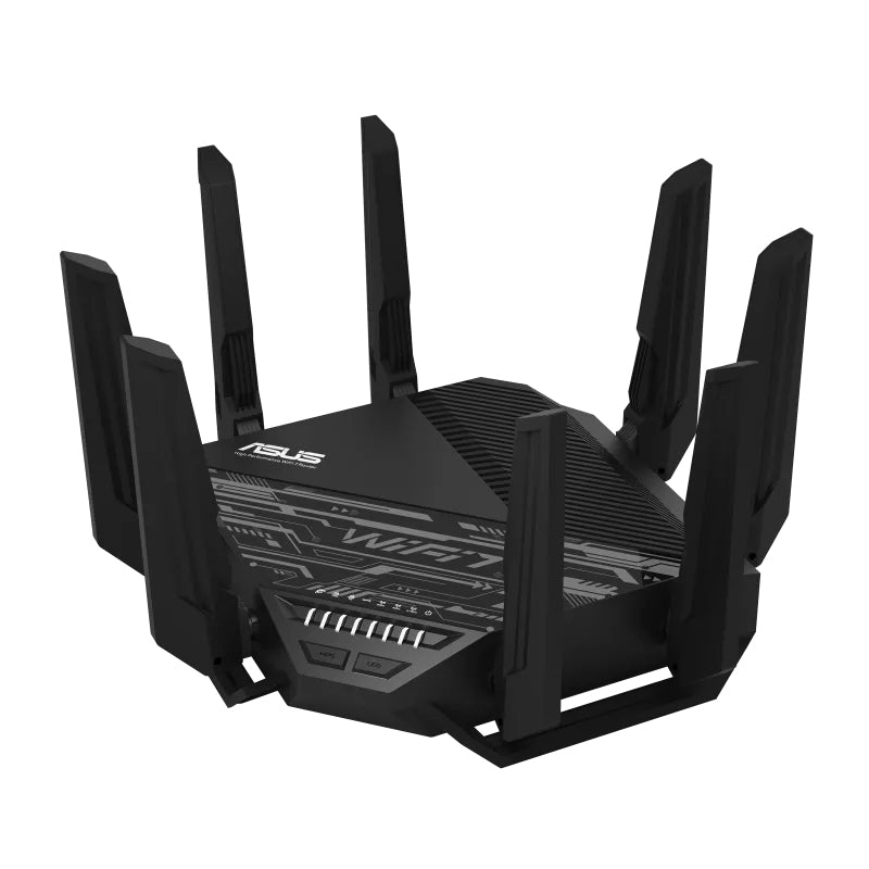 ASUS BE19000 wireless router 10 Gigabit Ethernet Tri-band (2.4 GHz / 5 GHz / 6 GHz) Black