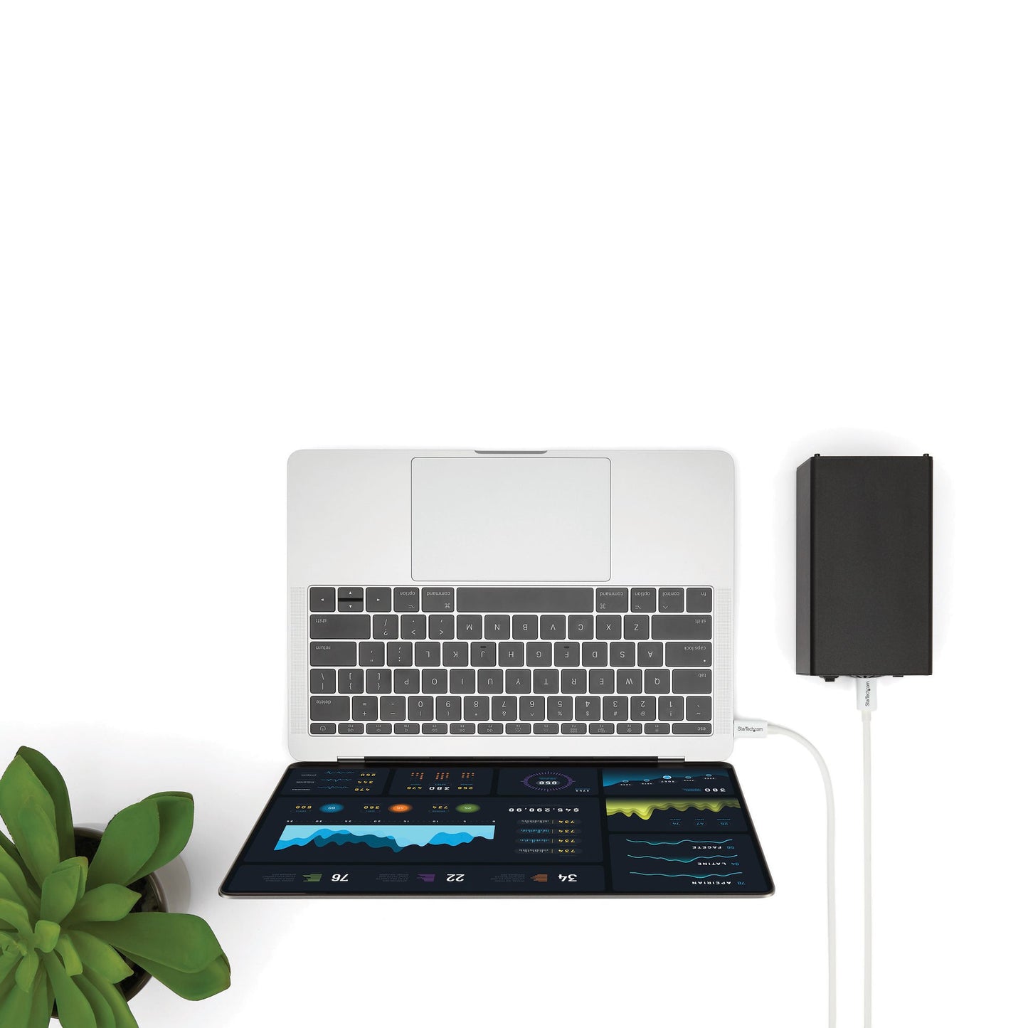 StarTech.com TBLT3MM1MW Thunderbolt cable 39.4" (1 m) 20 Gbit/s White
