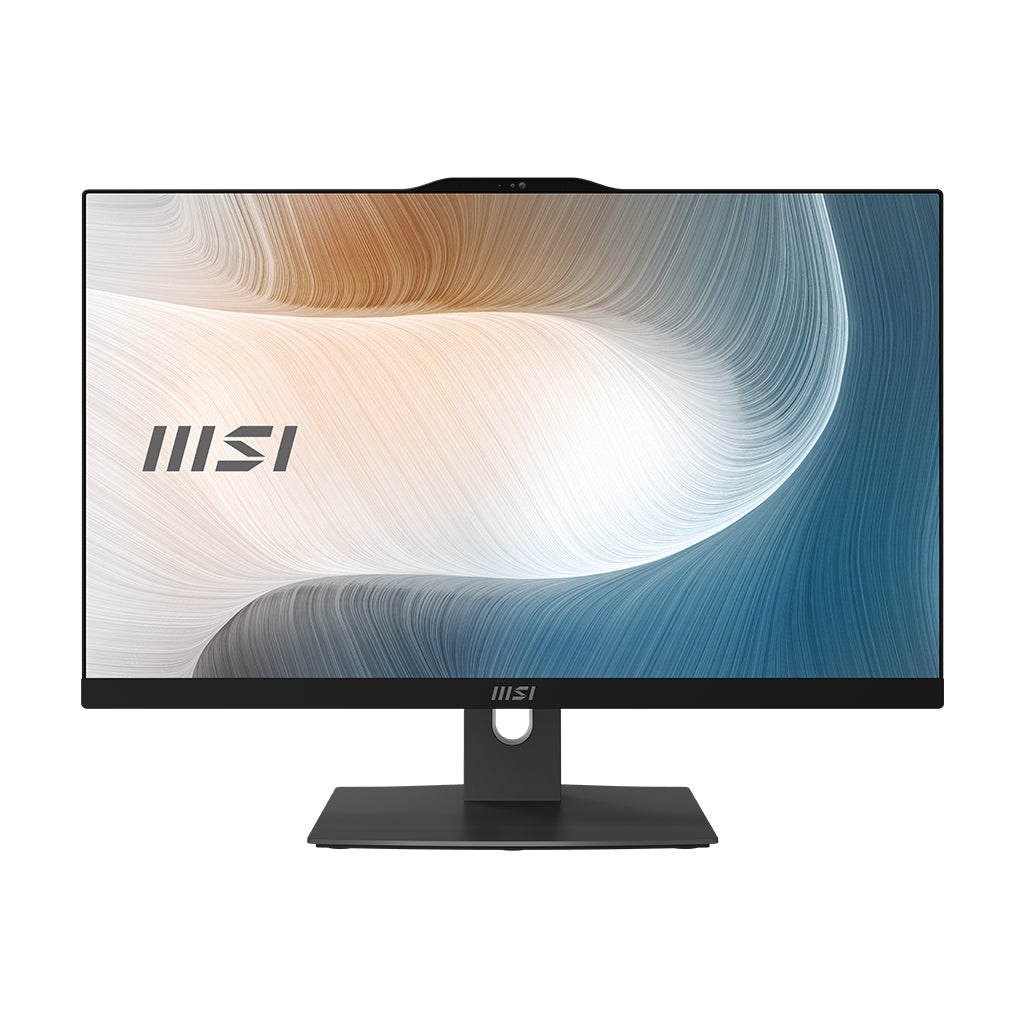 MSI Modern 1M-1096US Intel® Core™ i5 120U 23.8" 1920 x 1080 pixels Touchscreen All-in-One PC 16 GB DDR5-SDRAM 1 TB SSD Windows 11 Home Wi-Fi 6E (802.11ax) Black