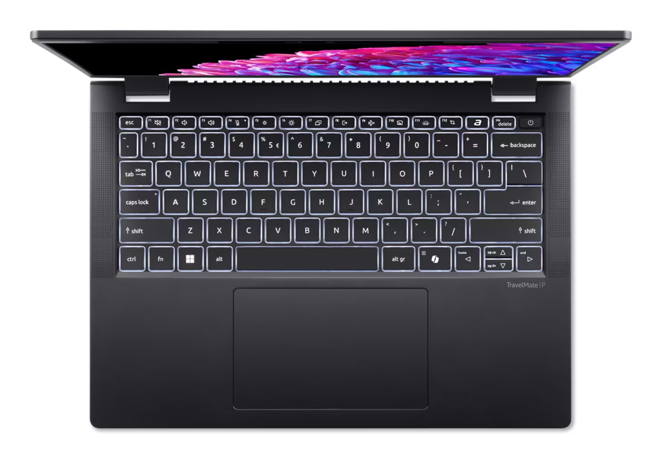 Acer TravelMate P6 TMP614-73T-78TG Intel Core Ultra 7 165H Laptop 14" Touchscreen WUXGA 32 GB LPDDR5x-SDRAM 1 TB SSD Wi-Fi 7 (802.11be) Windows 11 Pro Black