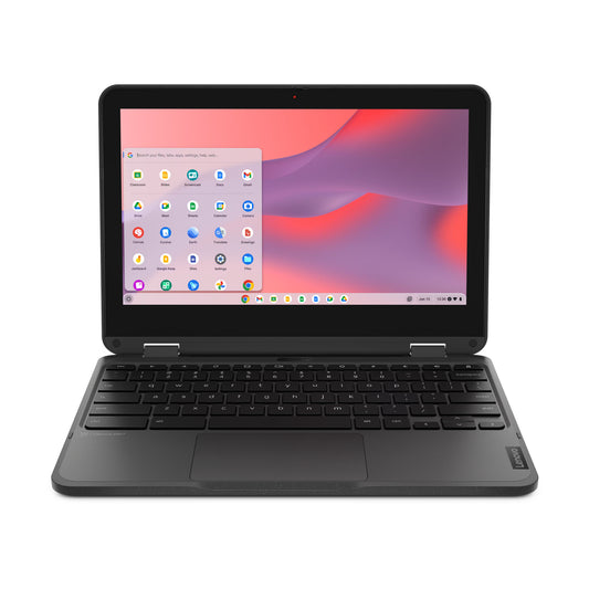 Lenovo 500e Chromebook Gen 4s Intel® N N250 11.6" Touchscreen HD 8 GB LPDDR5-SDRAM 64 GB eMMC Wi-Fi 6E (802.11ax) ChromeOS English Gray