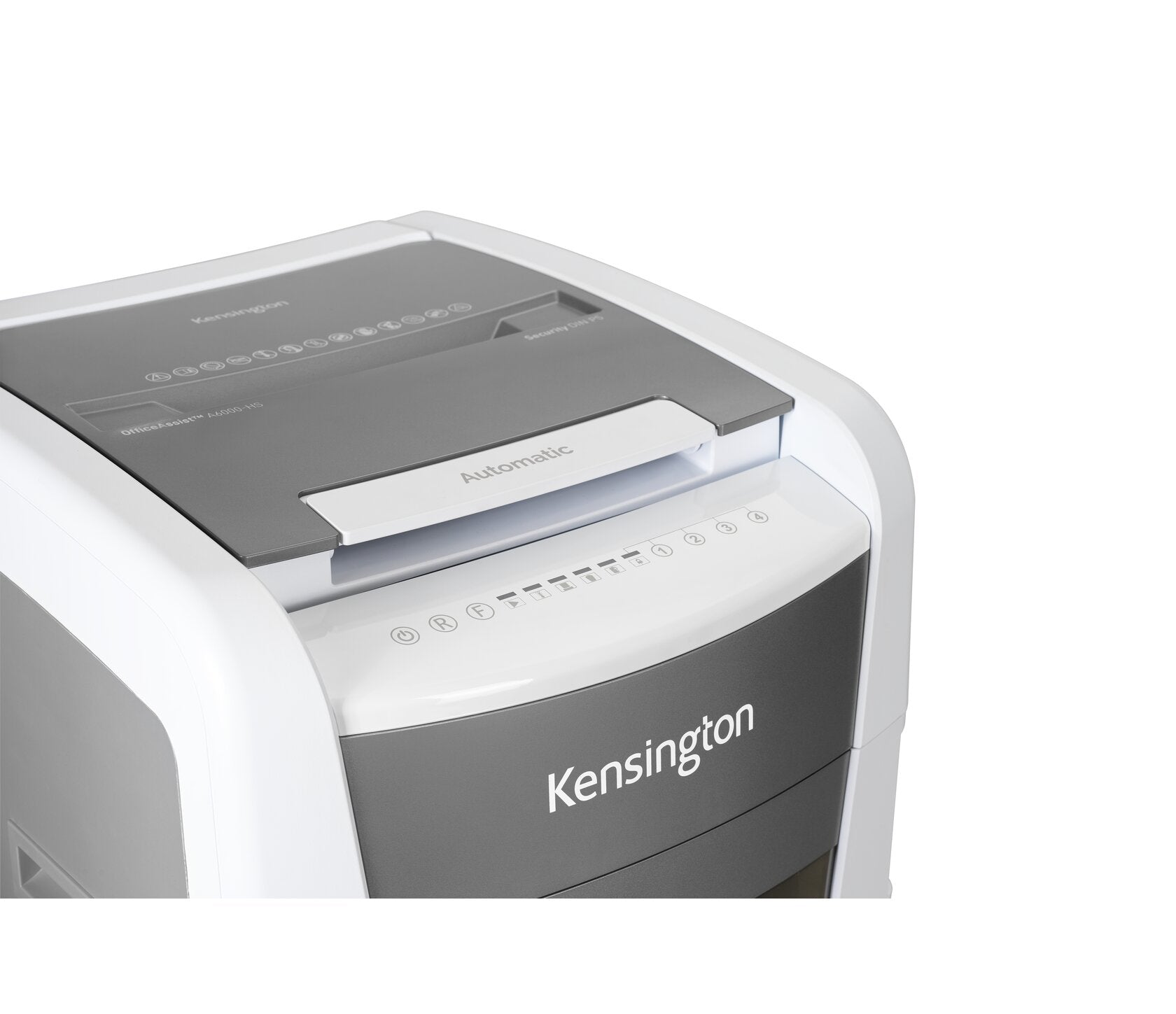 Kensington OfficeAssist A6000 paper shredder Micro-cut shredding 55 dB Gray, White