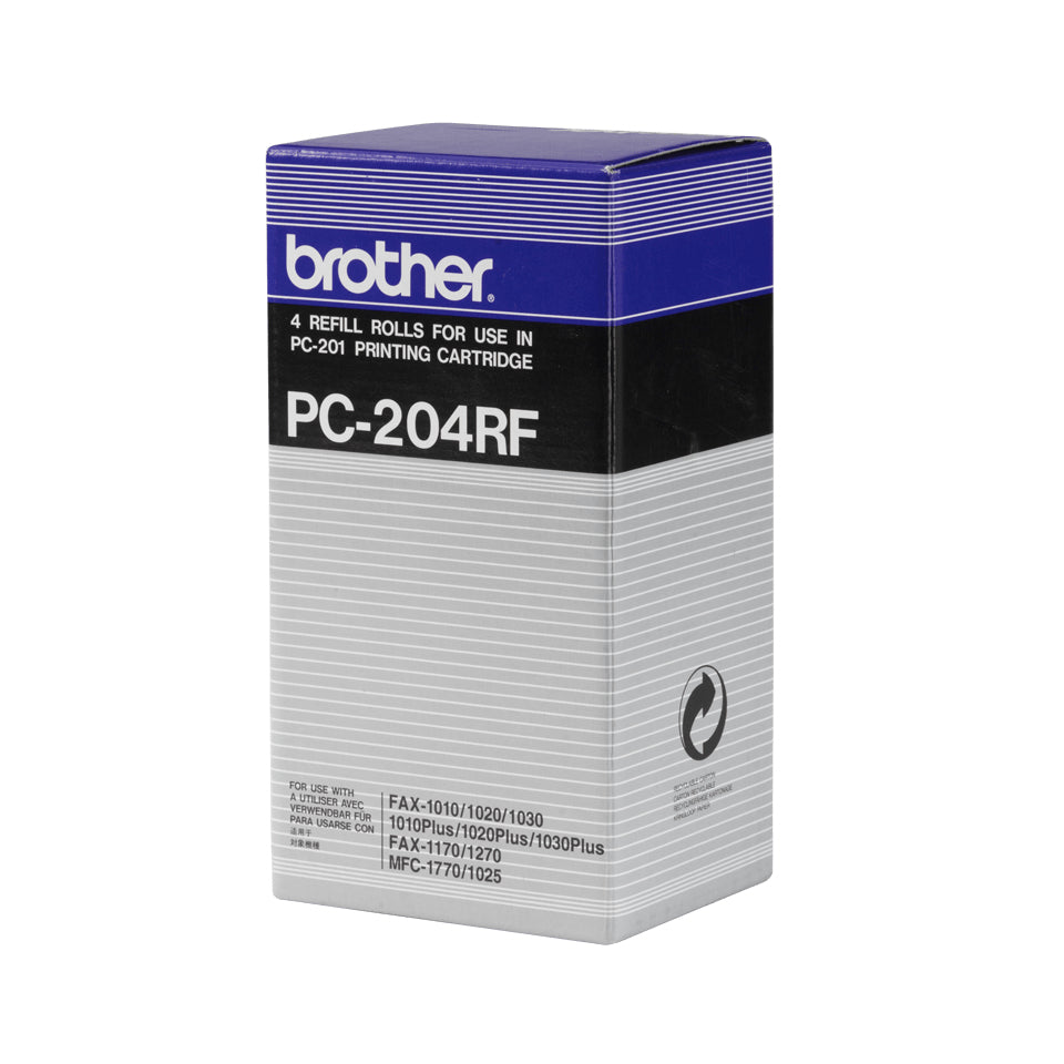 Brother PC-204RF fax supply Fax ribbon 420 pages Black 4 pc(s)