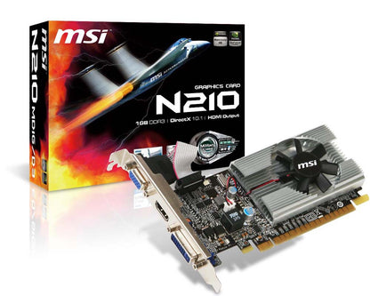 MSI N210-MD1G/D3 graphics card GeForce 210 1 GB GDDR3