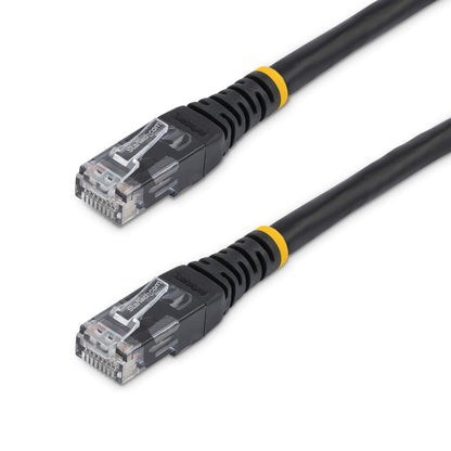 StarTech.com C6PATCH50BK networking cable Black 600" (15.2 m) Cat6 U/UTP (UTP)