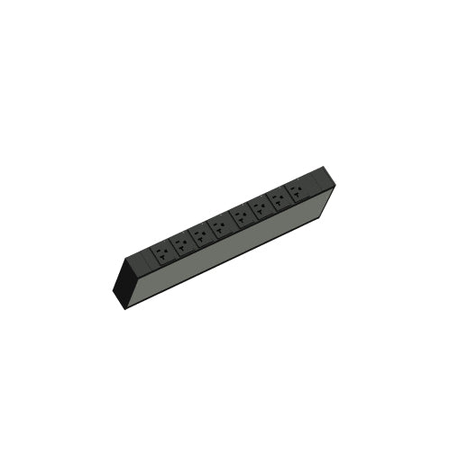 Middle Atlantic Products LP-61110 power distribution unit (PDU) 8 AC outlet(s) 1U Black, Silver