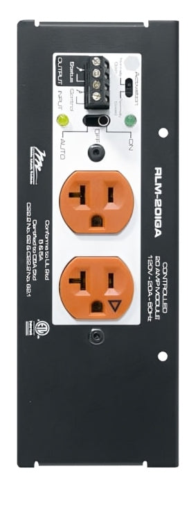 Middle Atlantic Products RLM-20IGA socket-outlet Black, Orange, White