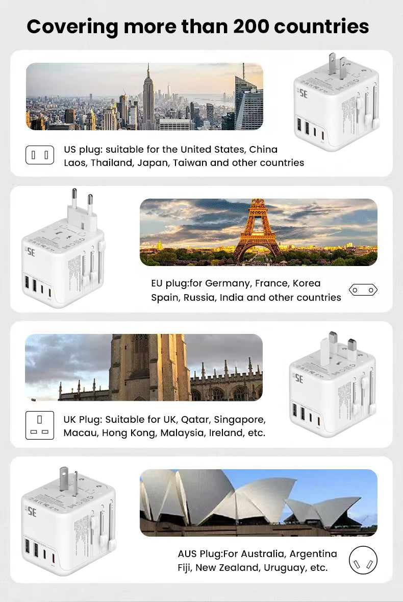 35W Universal Travel Adapter