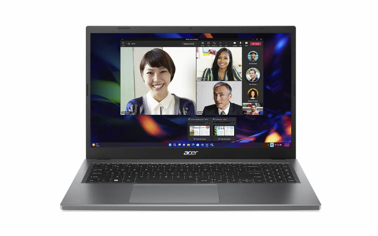 Acer EX215-23-R4V3 AMD Ryzen™ 5 7520U Laptop 15.6" Full HD 8 GB DDR5-SDRAM 256 GB SSD Wi-Fi 6 (802.11ax) Windows 11 Pro Gray
