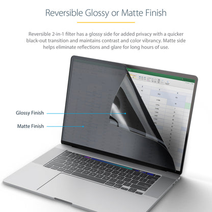 StarTech.com 14M21-PRIVACY-SCREEN display privacy filters 14" Laptop Frameless display privacy filter