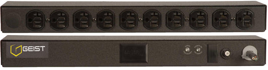 Vertiv Geist SPFN104-1025TL power distribution unit (PDU) 10 AC outlet(s) 0U Black