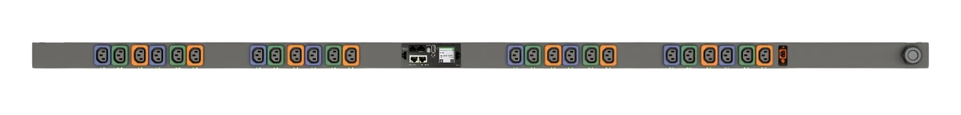 Vertiv Geist MNU5MGB0-24L138-2TL21A0A10-S-A power distribution unit (PDU) 24 AC outlet(s) 0U Black