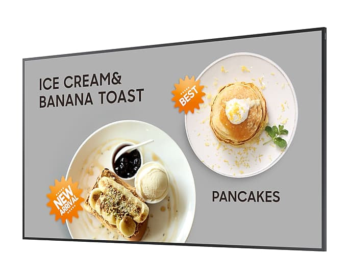 Samsung LH32QMCEBGCXUE signage display Digital signage flat panel 32" LCD Wi-Fi 400 cd/m² Black Tizen 7.0