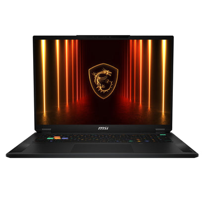 MSI Stealth 18 HX AI A2XWIG-036US laptop Intel Core Ultra 9 275HX 18" UHD+ 64 GB DDR5-SDRAM 2 TB SSD NVIDIA GeForce RTX 5080 Wi-Fi 7 (802.11be) Windows 11 Pro Black