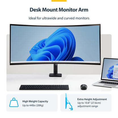 StarTech.com H1M1AG1-MONITOR-ARM monitor mount / stand 49" Desk Black
