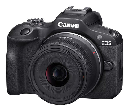 Canon EOS R100 RF-S18-45mm F4.5-6.3 IS STM & RF-S55-210mm F5-7.1 IS STM MILC 24.1 MP CMOS 6000 x 4000 pixels Black
