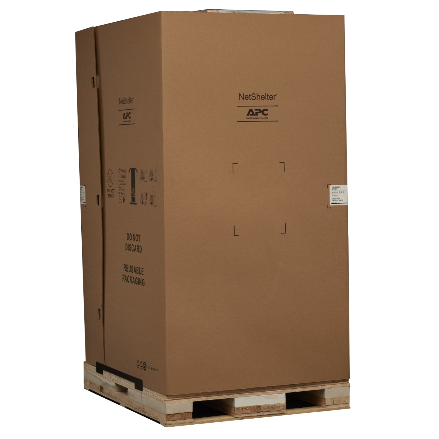 APC AR9307SP rack cabinet 48U Freestanding rack Black