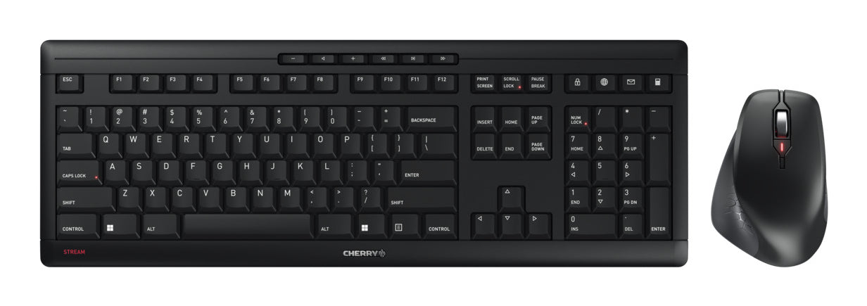 CHERRY JD-8550US-2 keyboard Mouse included Home/Office RF Wireless QWERTY US English Black