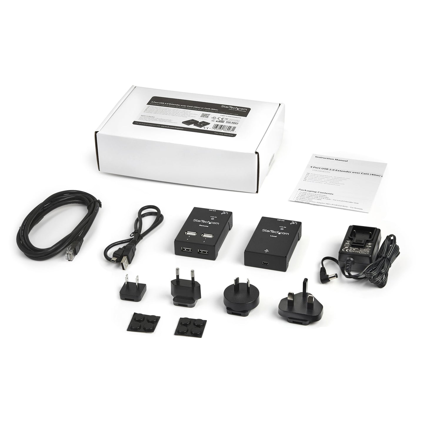 StarTech.com USB2004EXTV console extender Console transmitter & receiver 480 Mbit/s