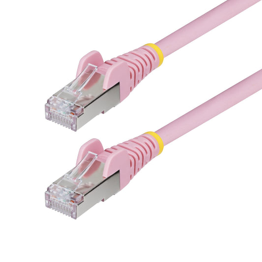 StarTech.com NLPN-6IN-CAT6A-PATCH networking cable Pink 7.87" (0.2 m) S/FTP (S-STP)