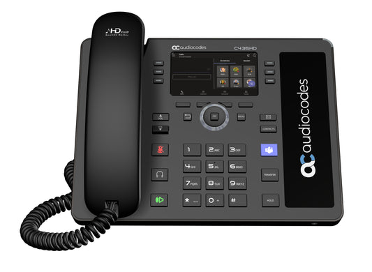 AudioCodes C435HD IP phone Black LCD