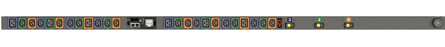 Vertiv Geist MNU5MGB1-24PH68-3TL21A0A10-S-A power distribution unit (PDU) 24 AC outlet(s) 0U Black