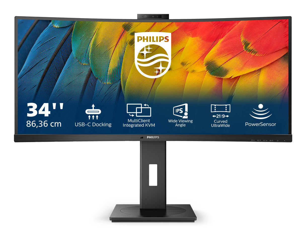 Philips 5000 series 34B1U5600CH/75 computer monitor 34" 3440 x 1440 pixels Wide Quad HD LCD Black
