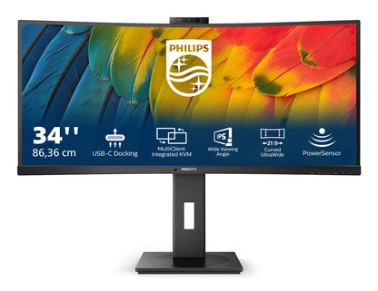 Philips 5000 series 34B1U5600CH/75 computer monitor 34" 3440 x 1440 pixels Wide Quad HD LCD Black