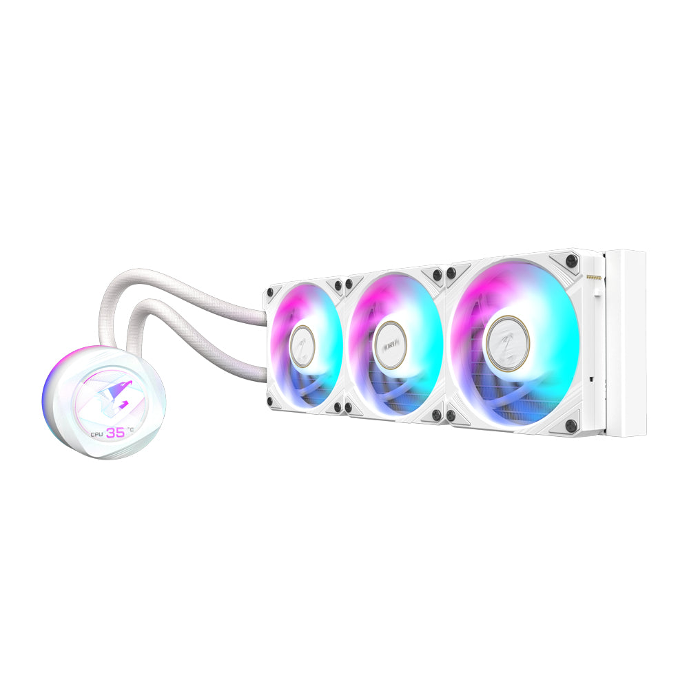 GIGABYTE AORUS WATERFORCE X II 360 ICE Processor All-in-one liquid cooler 4.72" (12 cm) White
